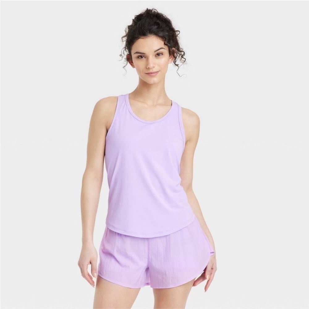 Women's Woven High-Rise 2-in-1 Run
Shorts 3" - All In Motion™ Violet new - Picture 6 of 9